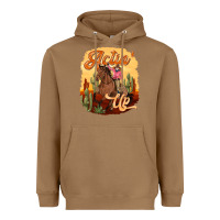 Toasted Coconut cowgirl actin up Heavyweight Hoodie - texasbilliewilder