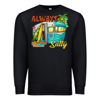 Black always salty with caravan Premium Sweatshirt - texasbilliewilder