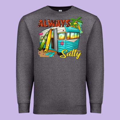 Always Salty With Caravan Premium Sweatshirt Designed By Texasbilliewilder