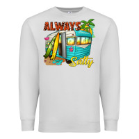 Dove Grey always salty with caravan Premium Sweatshirt - texasbilliewilder