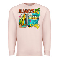 Pale Pink always salty with caravan Premium Sweatshirt - texasbilliewilder