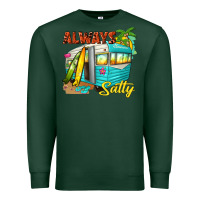 Sports Green always salty with caravan Premium Sweatshirt - texasbilliewilder