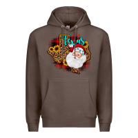Coffee santa texas map Premium Hoodie - JahusDesignShop