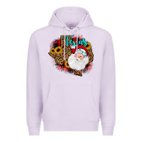 Lilac santa texas map Premium Hoodie - JahusDesignShop