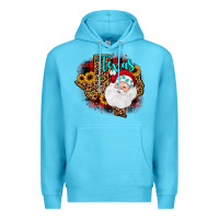 Ocean Blue santa texas map Premium Hoodie - JahusDesignShop