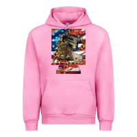 Fuchsia Pink usa flag and leopard with boots 12 oz regular can cooler Urban Hoodie - Artiststas