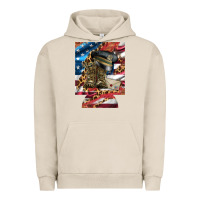 Pigment French Oak usa flag and leopard with boots 12 oz regular can cooler Urban Hoodie - Artiststas