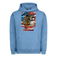 Pigment Pebble Blue usa flag and leopard with boots 12 oz regular can cooler Urban Hoodie - Artiststas