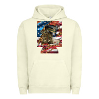 Pigment Pistachio usa flag and leopard with boots 12 oz regular can cooler Urban Hoodie - Artiststas