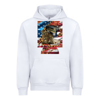 White usa flag and leopard with boots 12 oz regular can cooler Urban Hoodie - Artiststas