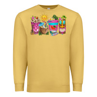 Antique Gold aloha coffe cups Premium Sweatshirt - texasbilliewilder