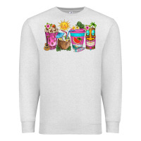Oatmeal Heather aloha coffe cups Premium Sweatshirt - texasbilliewilder