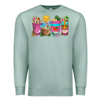 Seafoam aloha coffe cups Premium Sweatshirt - texasbilliewilder