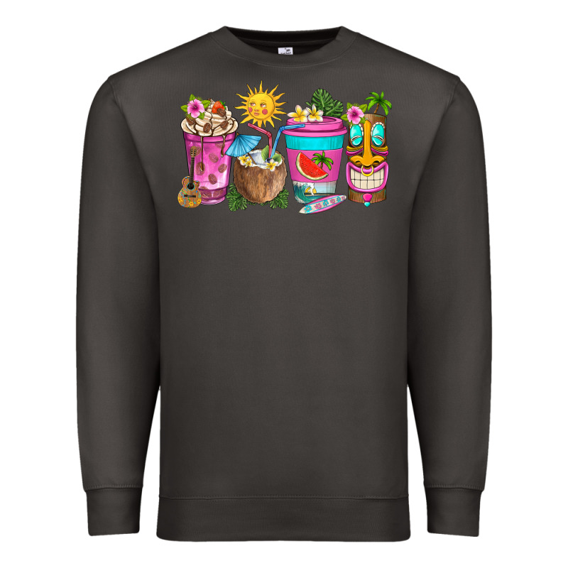 Aloha Coffe Cups Premium Sweatshirt by texasbilliewilder | Teevron