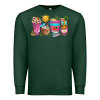 Sports Green aloha coffe cups Premium Sweatshirt - texasbilliewilder