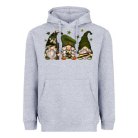 Heather Grey army gnomes Heavyweight Hoodie - Zillion Design Studio