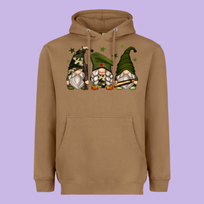 Heavyweight Hoodie army gnomes
