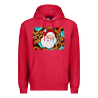 Cardinal santa background Premium Hoodie - JahusDesignShop
