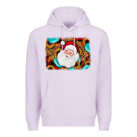 Lilac santa background Premium Hoodie - JahusDesignShop