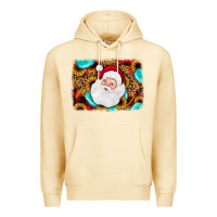 Pina Colada santa background Premium Hoodie - JahusDesignShop