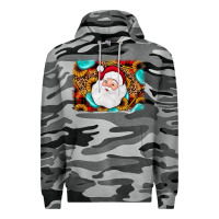 Slate Camo santa background Premium Hoodie - JahusDesignShop