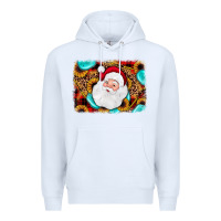 White santa background Premium Hoodie - JahusDesignShop