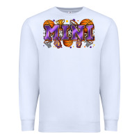 White mini basketball Premium Sweatshirt - Zillion Design Studio