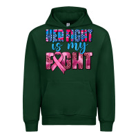 Forest Green her fight is my fight Urban Hoodie - AdoDesignShop