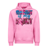 Fuchsia Pink her fight is my fight Urban Hoodie - AdoDesignShop