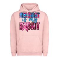 Pigment Salmon her fight is my fight Urban Hoodie - AdoDesignShop
