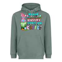Sage this bunny hops on coffee Heavyweight Hoodie - Zillion Design Studio