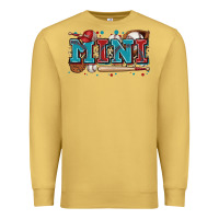 Antique Gold mini baseball Premium Sweatshirt - Zillion Design Studio