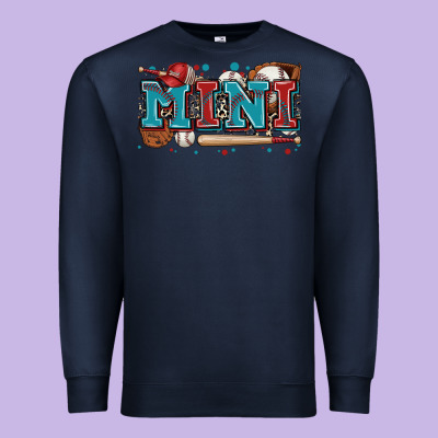 Mini Baseball Premium Sweatshirt Designed By Zillion Design Studio
