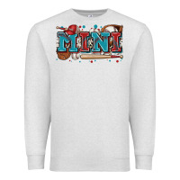 Oatmeal Heather mini baseball Premium Sweatshirt - Zillion Design Studio