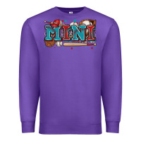 Purple mini baseball Premium Sweatshirt - Zillion Design Studio