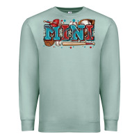 Seafoam mini baseball Premium Sweatshirt - Zillion Design Studio
