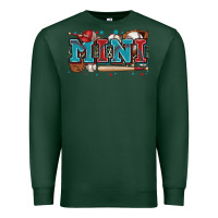 Sports Green mini baseball Premium Sweatshirt - Zillion Design Studio