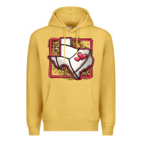 Antique Gold leopard volleyball texas map Premium Hoodie - Jasminsmagicworld