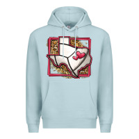 Blue Mist leopard volleyball texas map Premium Hoodie - Jasminsmagicworld