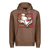 Chestnut leopard volleyball texas map Premium Hoodie - Jasminsmagicworld