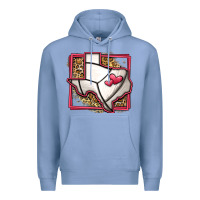 Colony Blue leopard volleyball texas map Premium Hoodie - Jasminsmagicworld