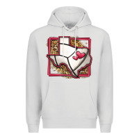 Dove Grey leopard volleyball texas map Premium Hoodie - Jasminsmagicworld