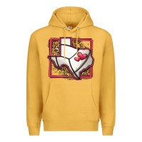 Mustard leopard volleyball texas map Premium Hoodie - Jasminsmagicworld