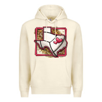 Sandshell leopard volleyball texas map Premium Hoodie - Jasminsmagicworld