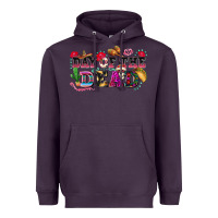 Plum day of the dead Heavyweight Hoodie - texasbilliewilder