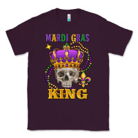 Plum skull mardi gras king Classic Tee - FaDigitalArtStudio