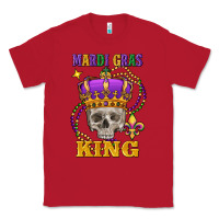 Red skull mardi gras king Classic Tee - FaDigitalArtStudio