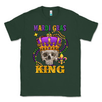 Sports Green skull mardi gras king Classic Tee - FaDigitalArtStudio
