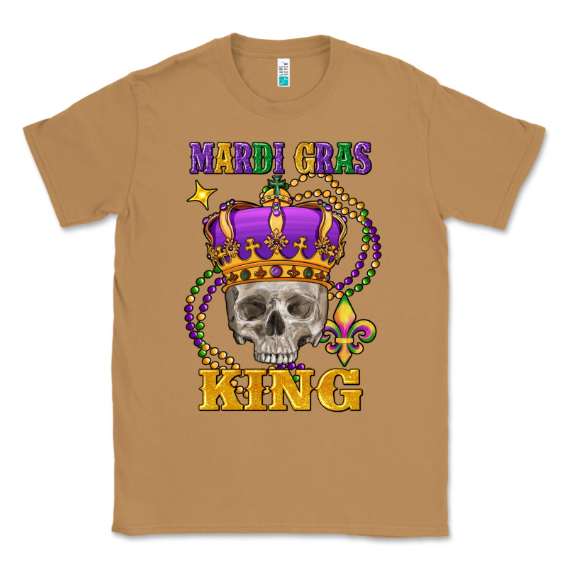 Skull Mardi Gras King Classic Tee by FaDigitalArtStudio | Teevron
