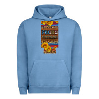 Pigment Pebble Blue proud veteran 12 oz slim can cooler Urban Hoodie - Artiststas